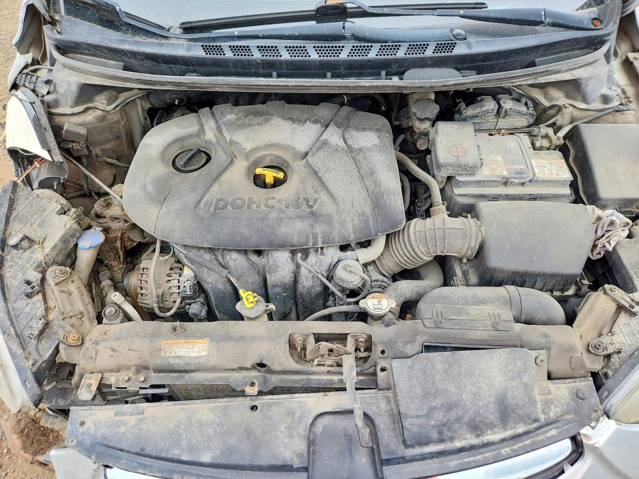 2013 Hyundai Elantra Gls Серый vin: 5NPDH4AE5DH204703