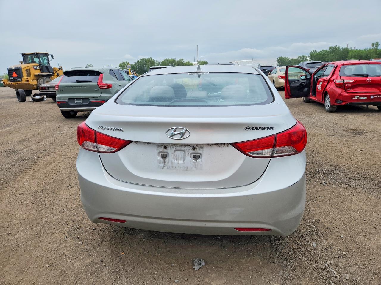 2013 Hyundai Elantra Gls Серый vin: 5NPDH4AE5DH204703