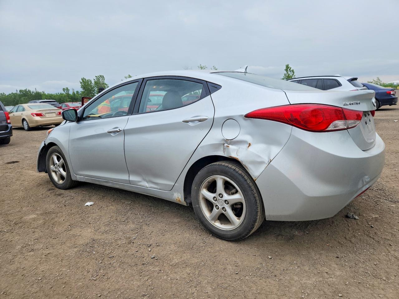 2013 Hyundai Elantra Gls Серый vin: 5NPDH4AE5DH204703
