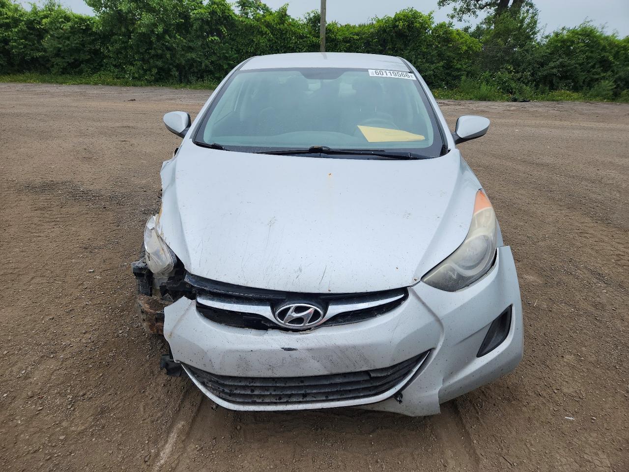 2013 Hyundai Elantra Gls Серый vin: 5NPDH4AE5DH204703