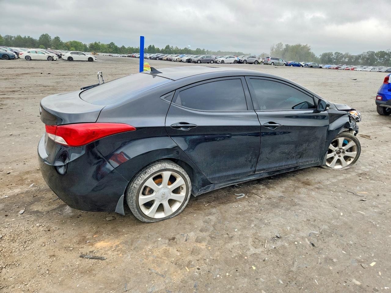 2013 Hyundai Elantra Limited Black vin: 5NPDH4AE5DH205981