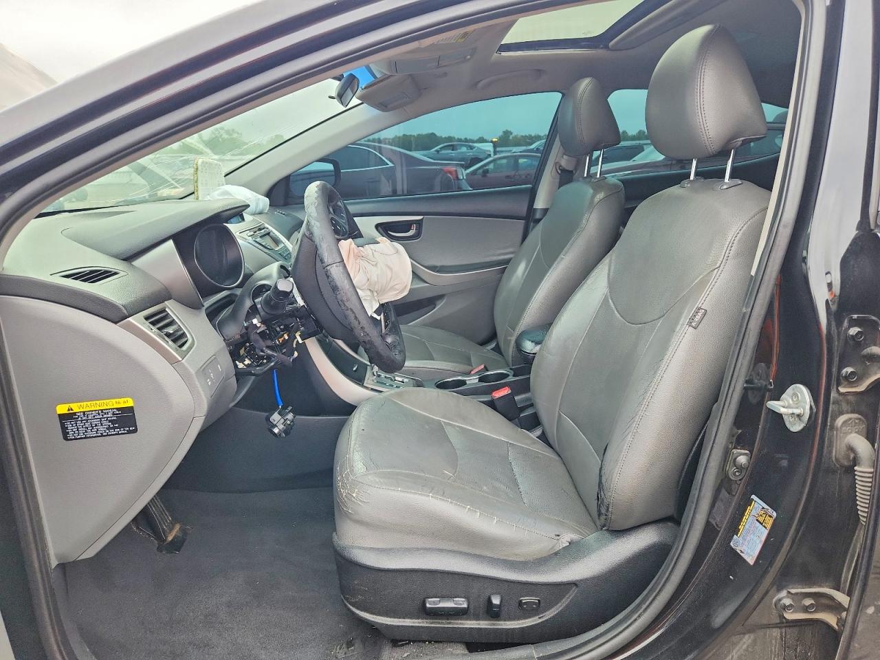 2013 Hyundai Elantra Limited Black vin: 5NPDH4AE5DH205981