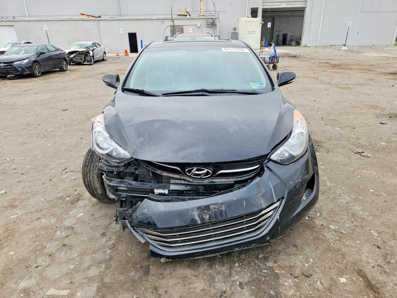 2013 Hyundai Elantra Limited Black vin: 5NPDH4AE5DH205981