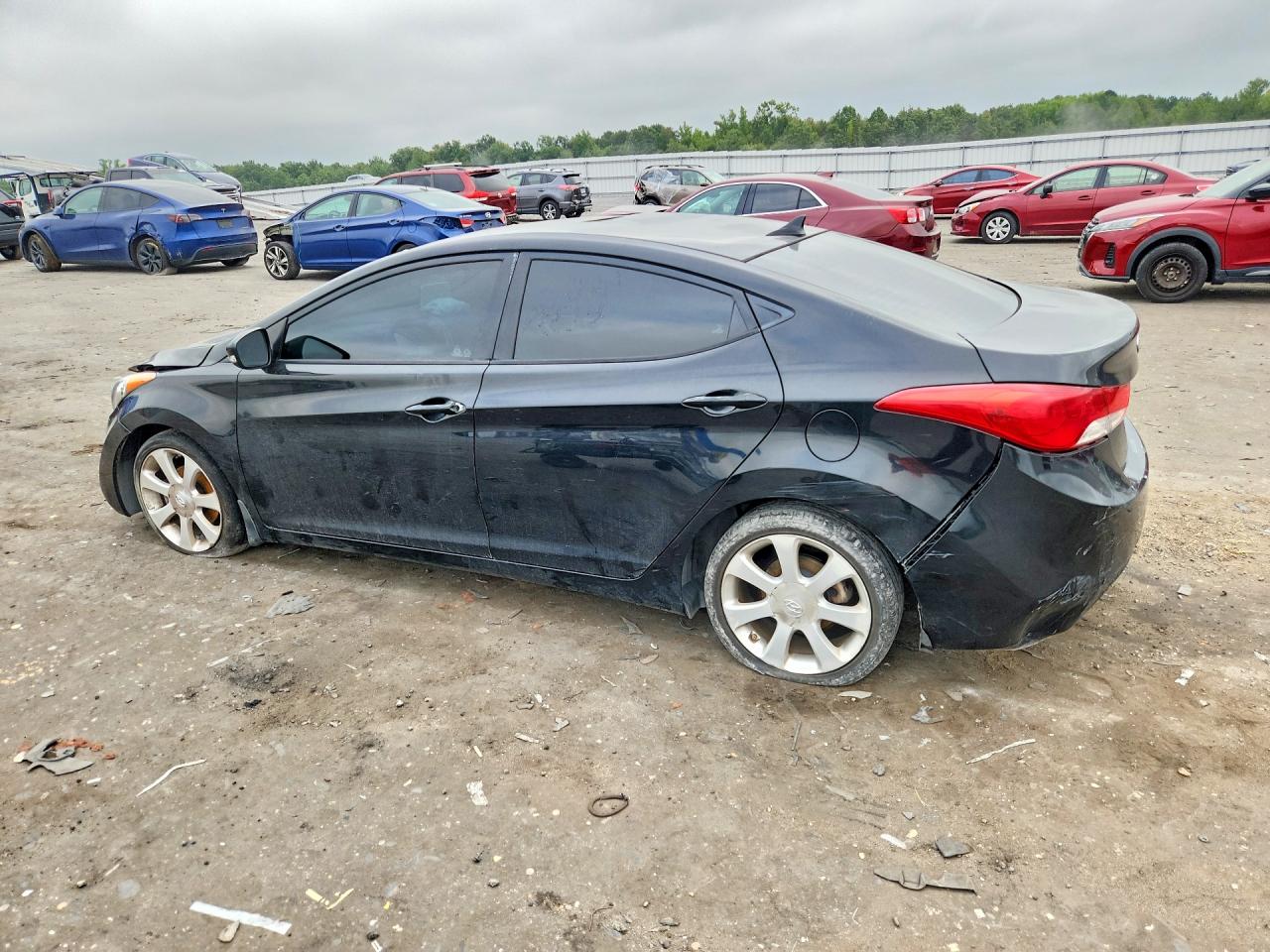 2013 Hyundai Elantra Limited Black vin: 5NPDH4AE5DH205981