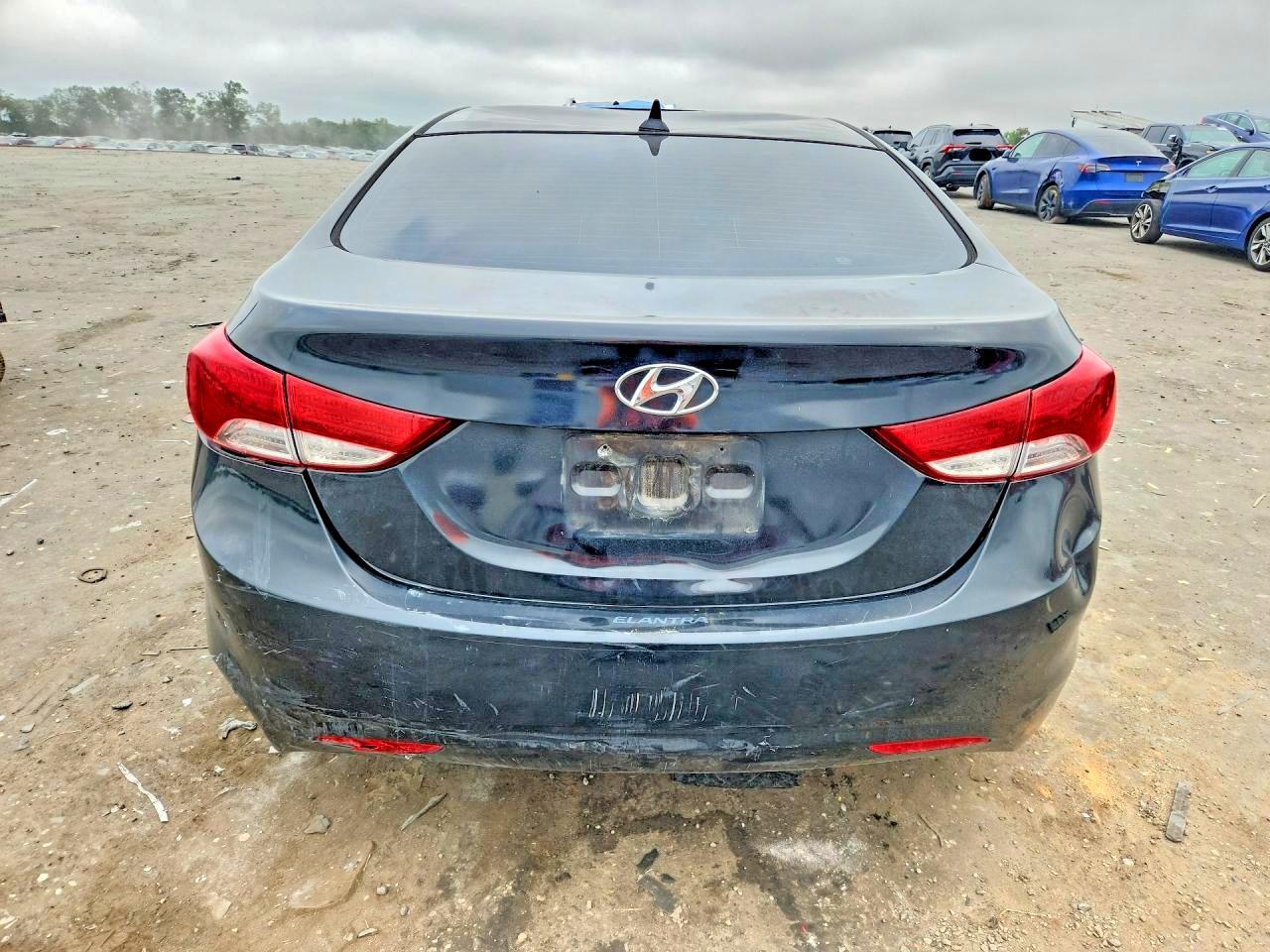 2013 Hyundai Elantra Limited Black vin: 5NPDH4AE5DH205981