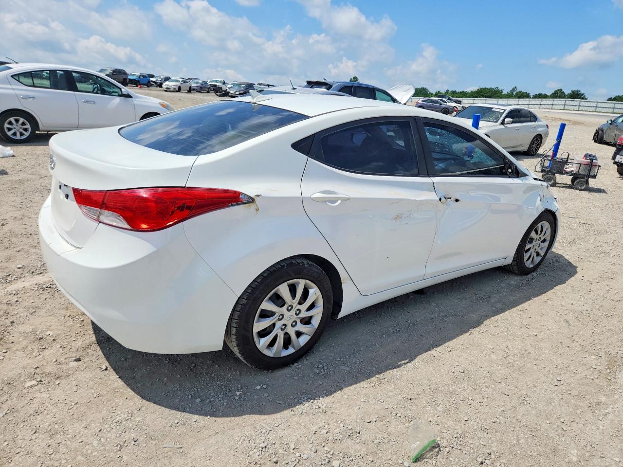 2013 Hyundai Elantra Gls Белый vin: 5NPDH4AE5DH207276