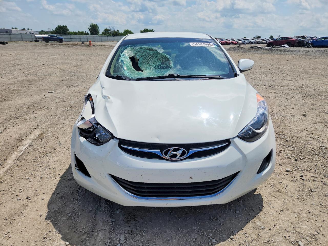 2013 Hyundai Elantra Gls Белый vin: 5NPDH4AE5DH207276