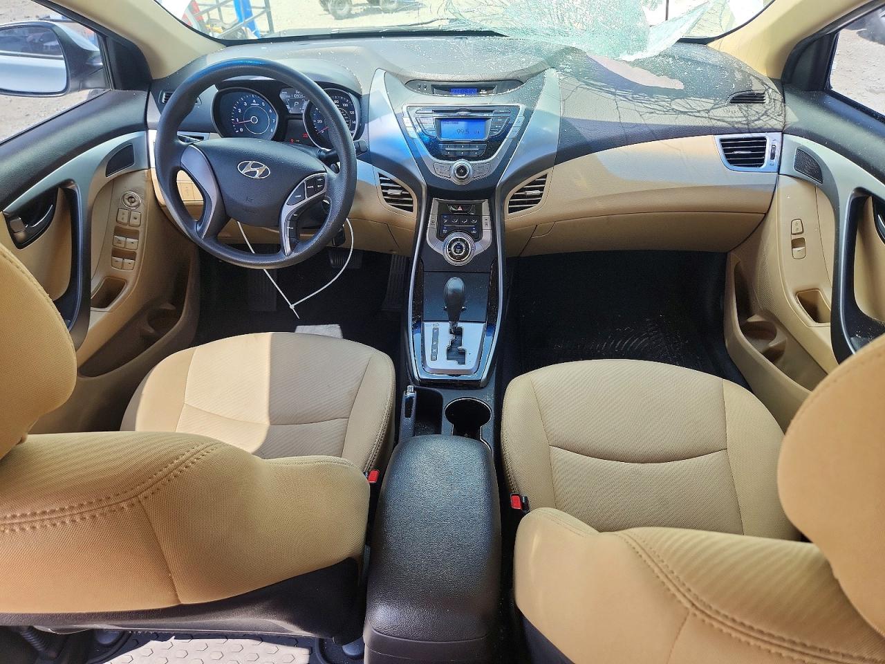 2013 Hyundai Elantra Gls Белый vin: 5NPDH4AE5DH207276