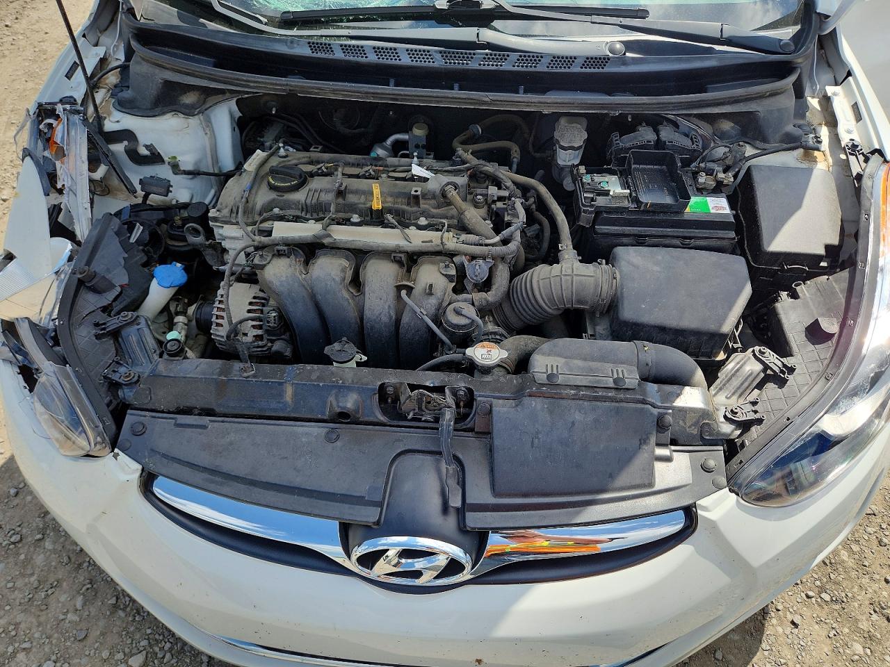 2013 Hyundai Elantra Gls Белый vin: 5NPDH4AE5DH207276
