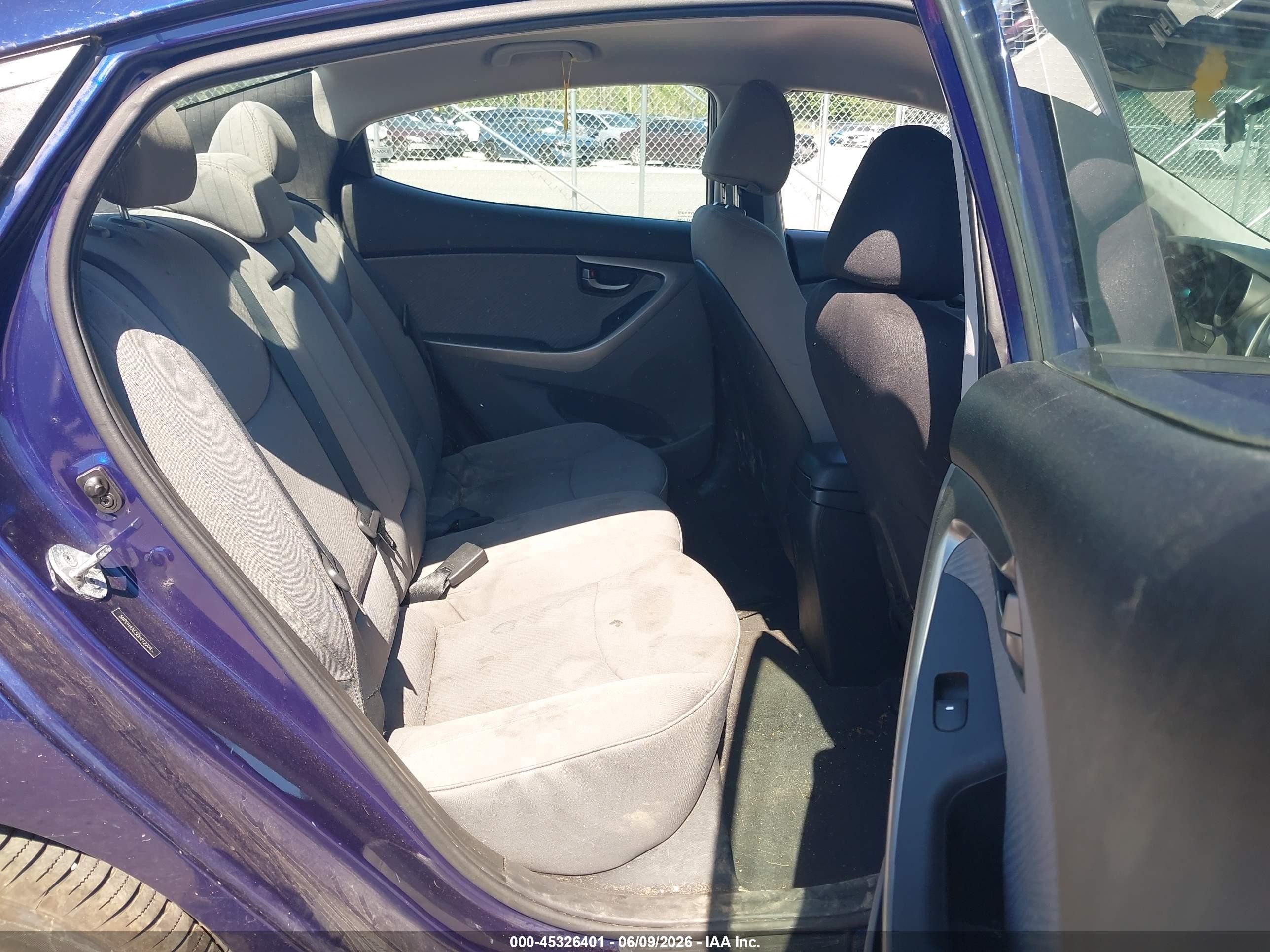 2013 Hyundai Elantra Gls Blue vin: 5NPDH4AE5DH212204