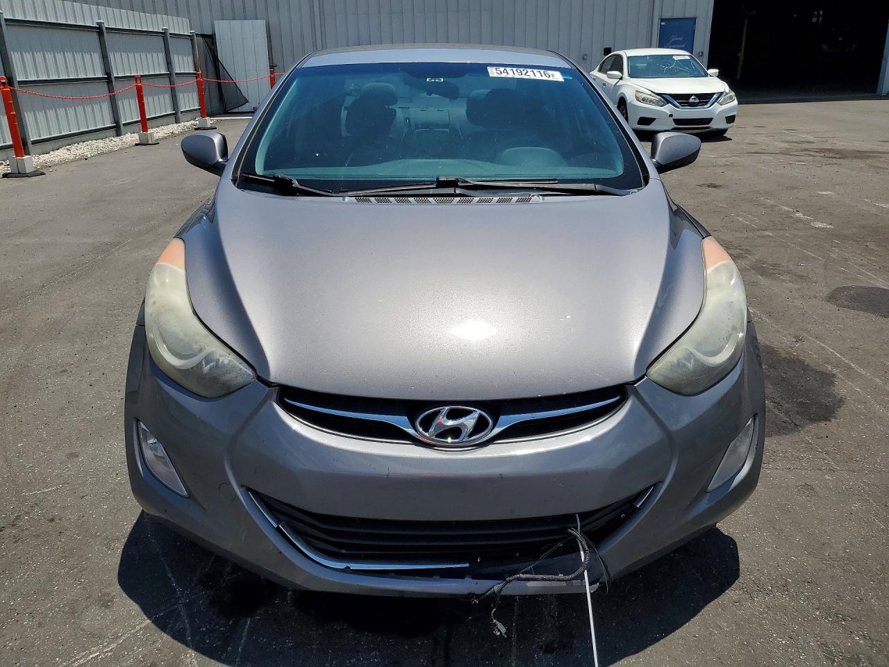 2013 Hyundai Elantra Gls Gray vin: 5NPDH4AE5DH216527