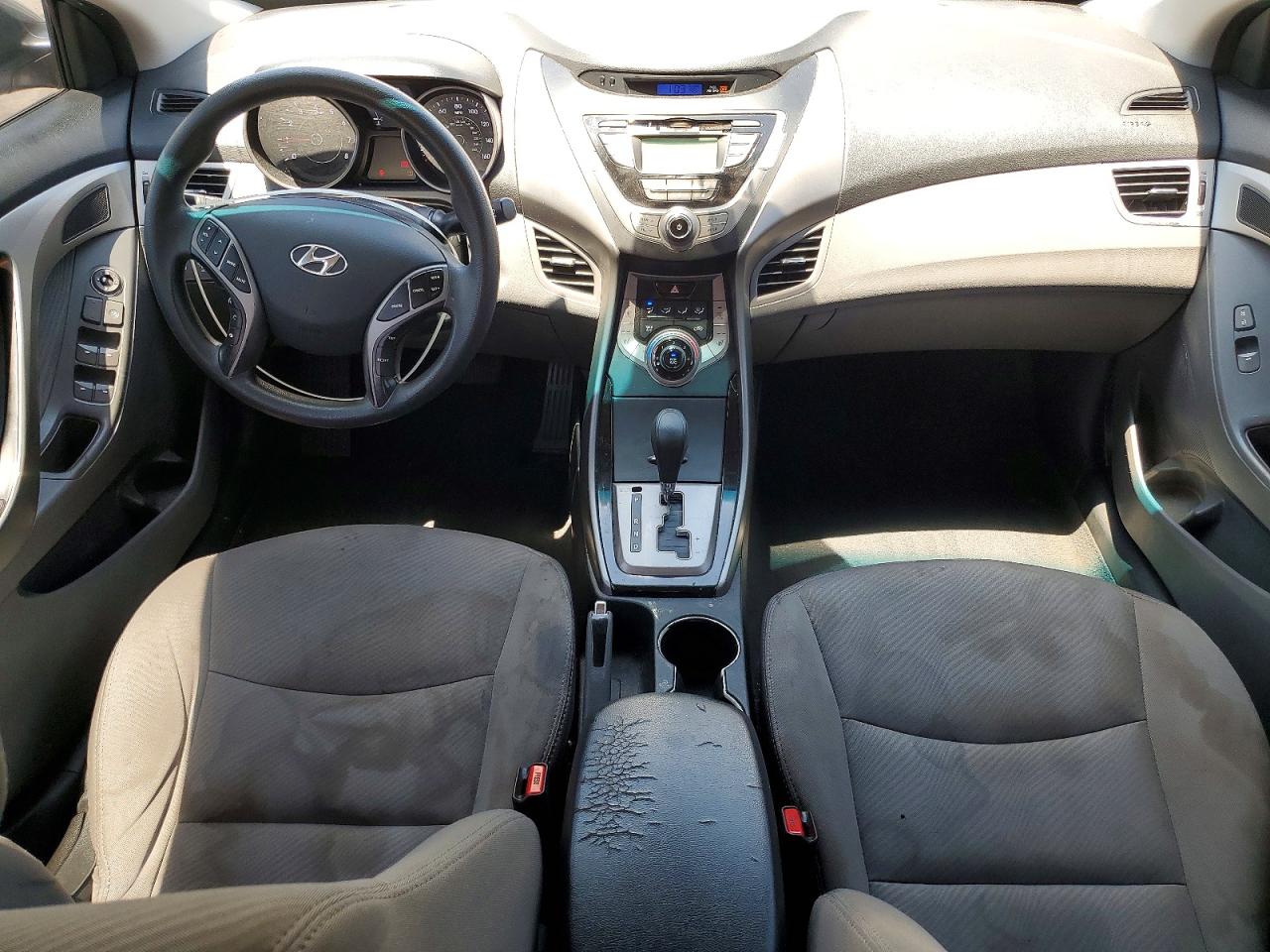 2013 Hyundai Elantra Gls Gray vin: 5NPDH4AE5DH216527