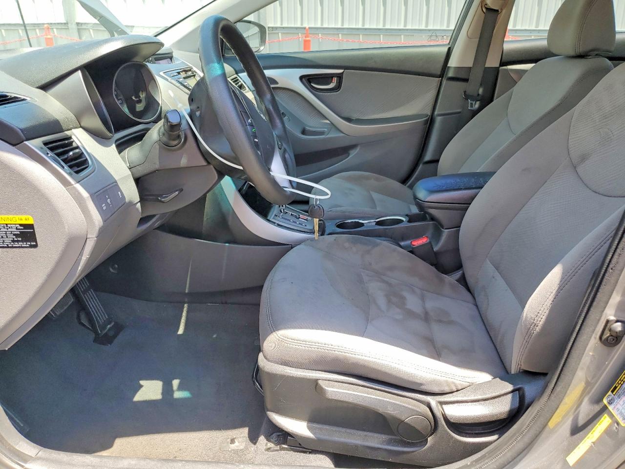 2013 Hyundai Elantra Gls Gray vin: 5NPDH4AE5DH216527
