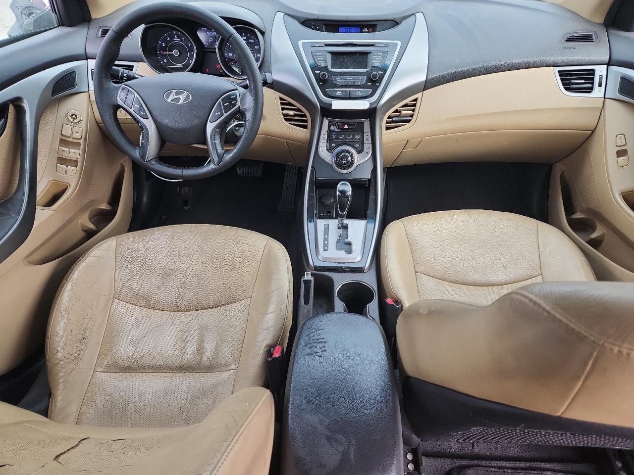 2013 Hyundai Elantra Limited Black vin: 5NPDH4AE5DH238513