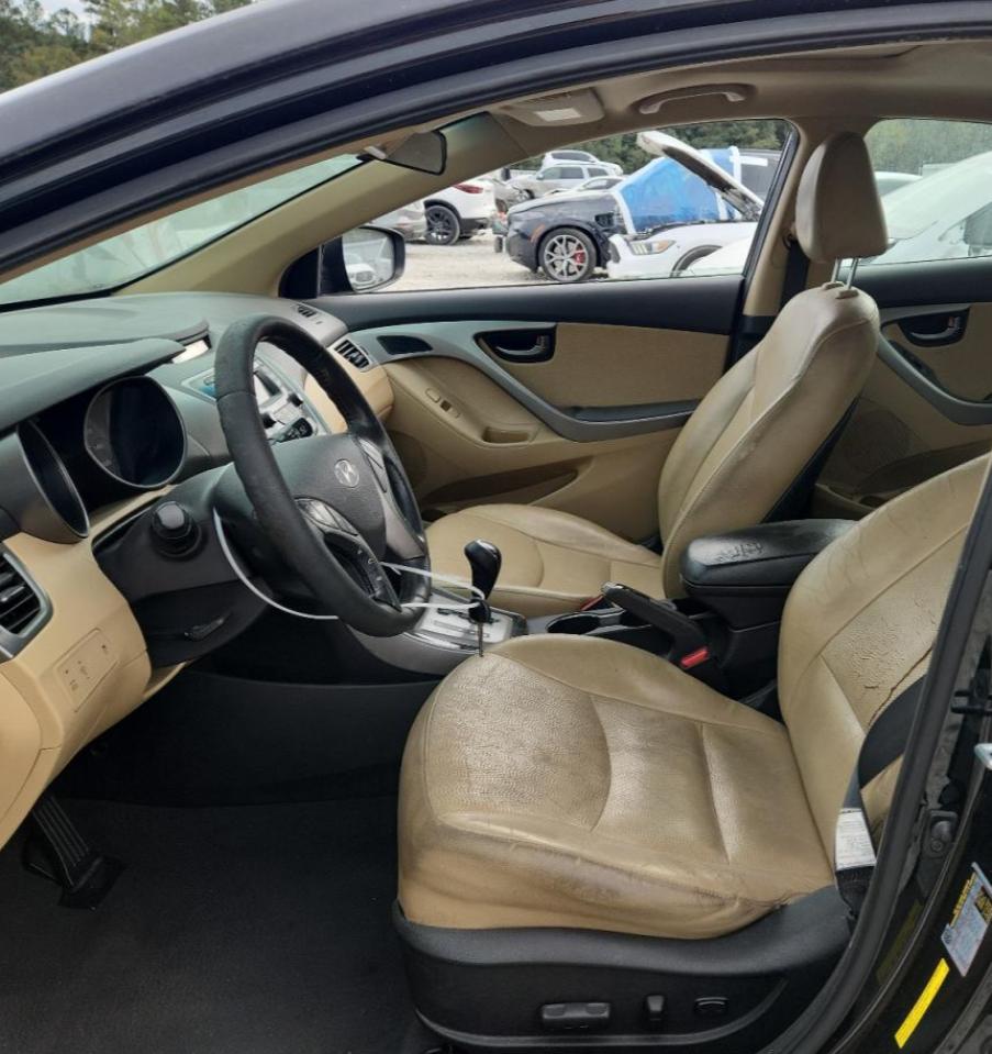 2013 Hyundai Elantra Limited Black vin: 5NPDH4AE5DH238513