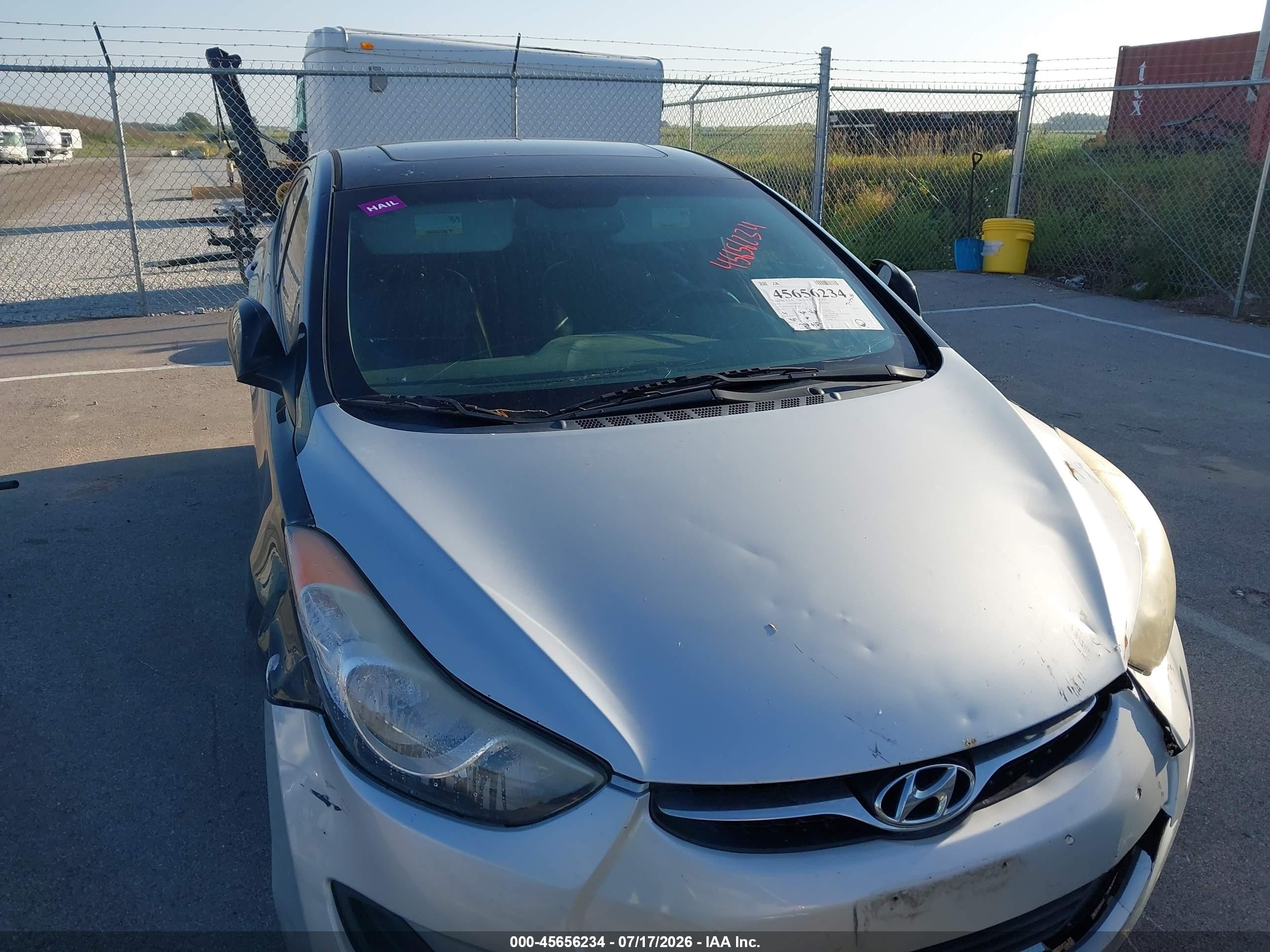 2013 Hyundai Elantra Limited Black vin: 5NPDH4AE5DH240116
