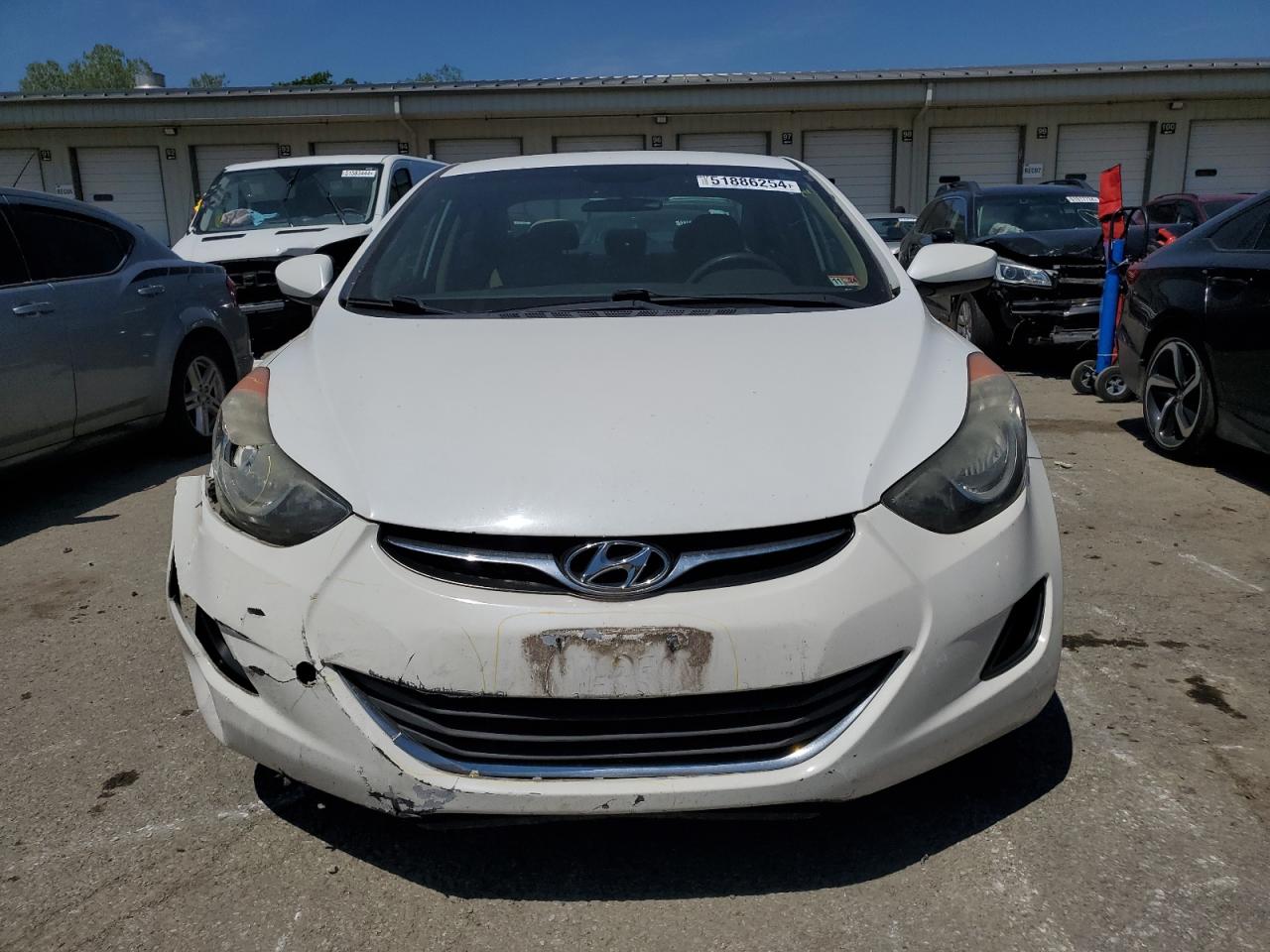 2013 Hyundai Elantra Gls Белый vin: 5NPDH4AE5DH242223