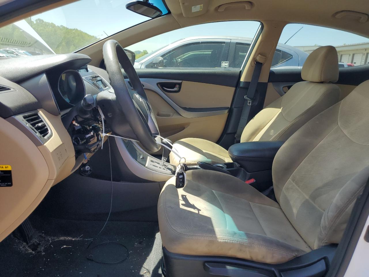 2013 Hyundai Elantra Gls Белый vin: 5NPDH4AE5DH242223