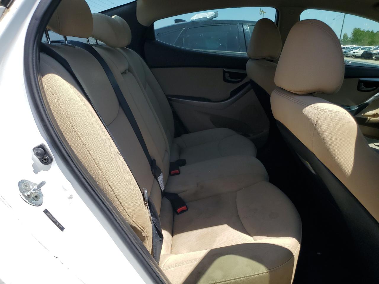 2013 Hyundai Elantra Gls Белый vin: 5NPDH4AE5DH242223