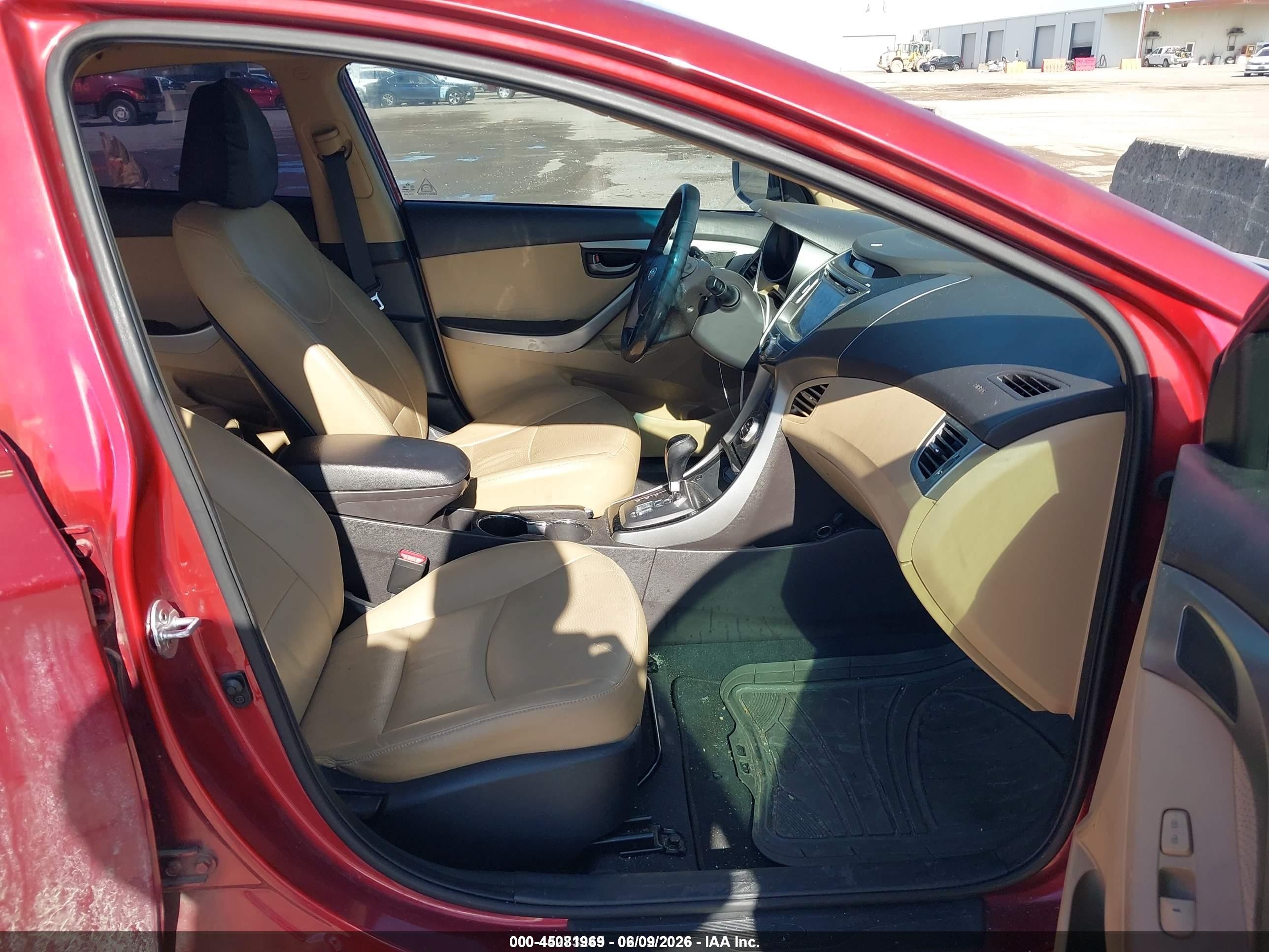 2013 Hyundai Elantra Limited Бордовый vin: 5NPDH4AE5DH246479