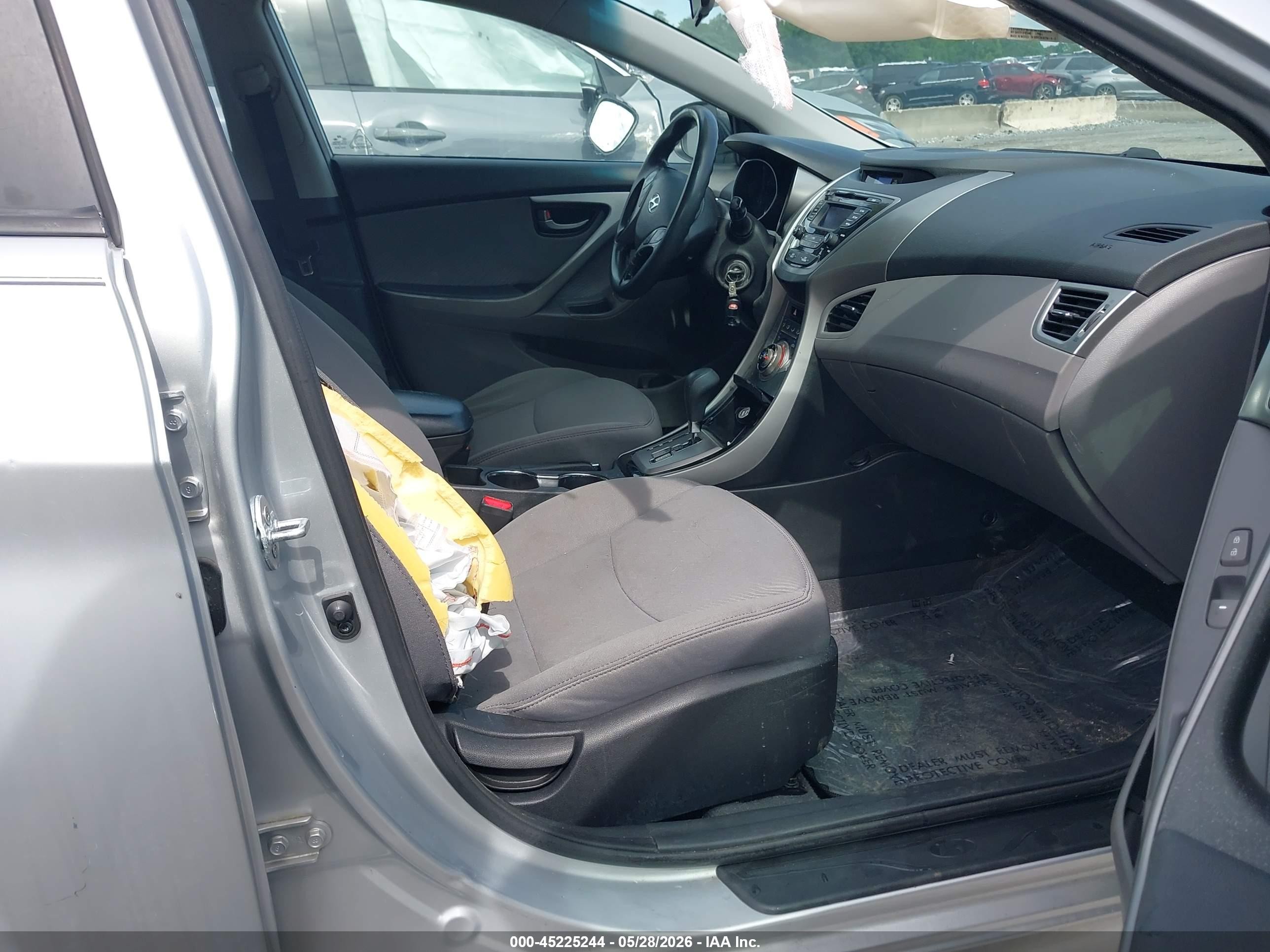 2013 Hyundai Elantra Gls Silver vin: 5NPDH4AE5DH249057