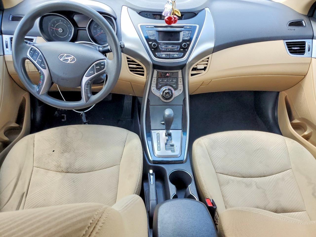 2013 Hyundai Elantra Gls Red vin: 5NPDH4AE5DH252878