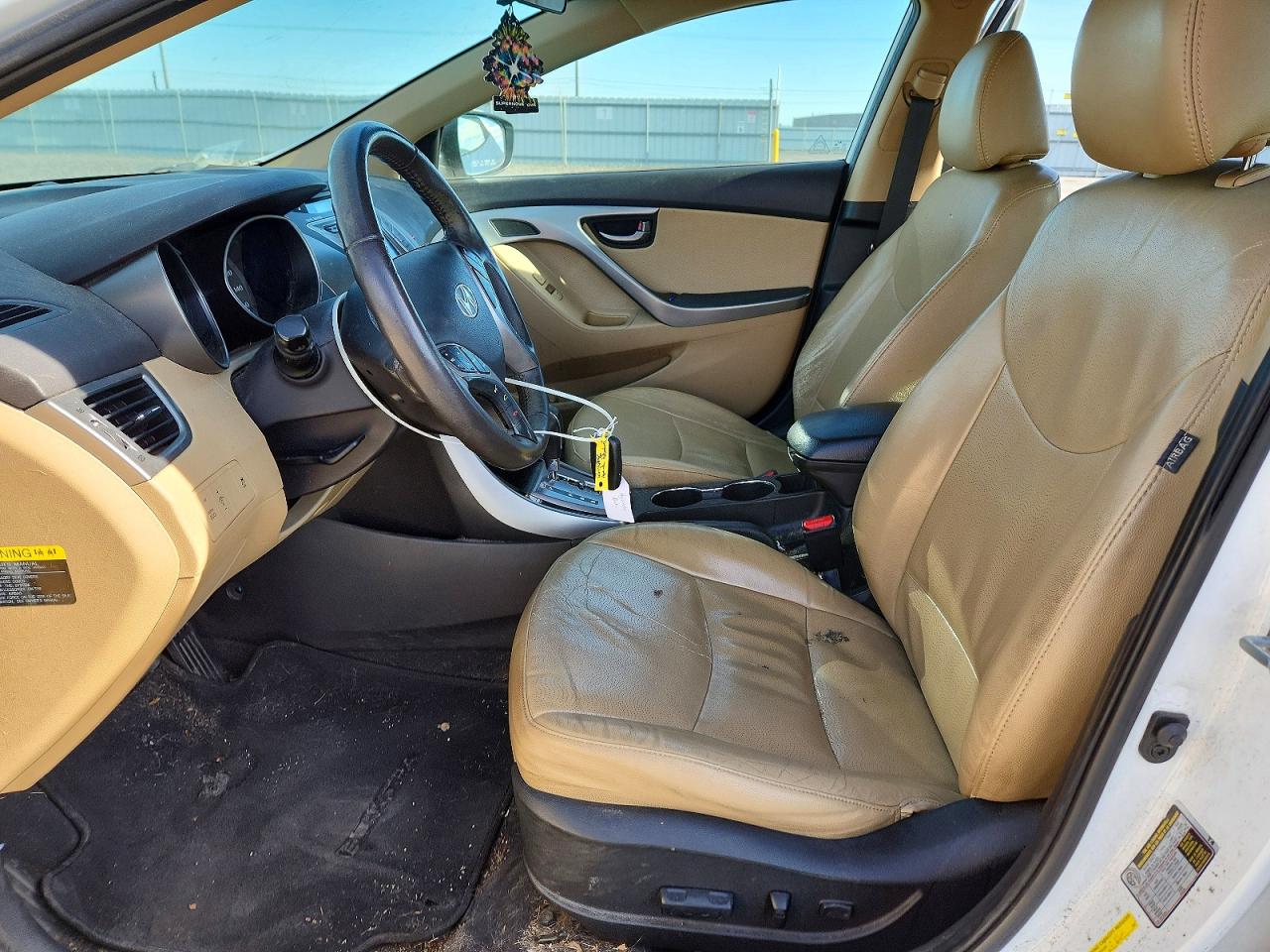 2013 Hyundai Elantra Limited Белый vin: 5NPDH4AE5DH257448