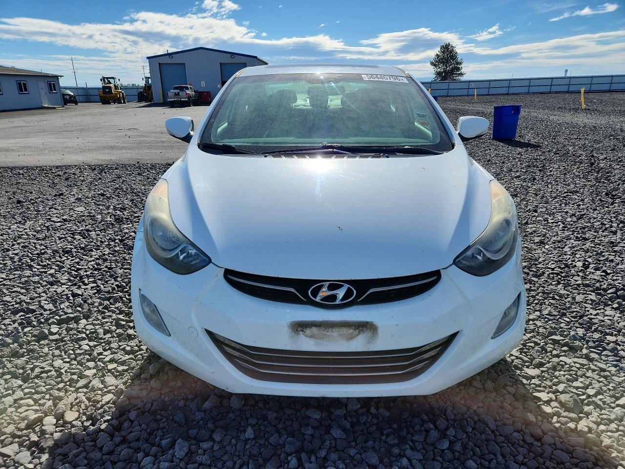 2013 Hyundai Elantra Limited Белый vin: 5NPDH4AE5DH257448