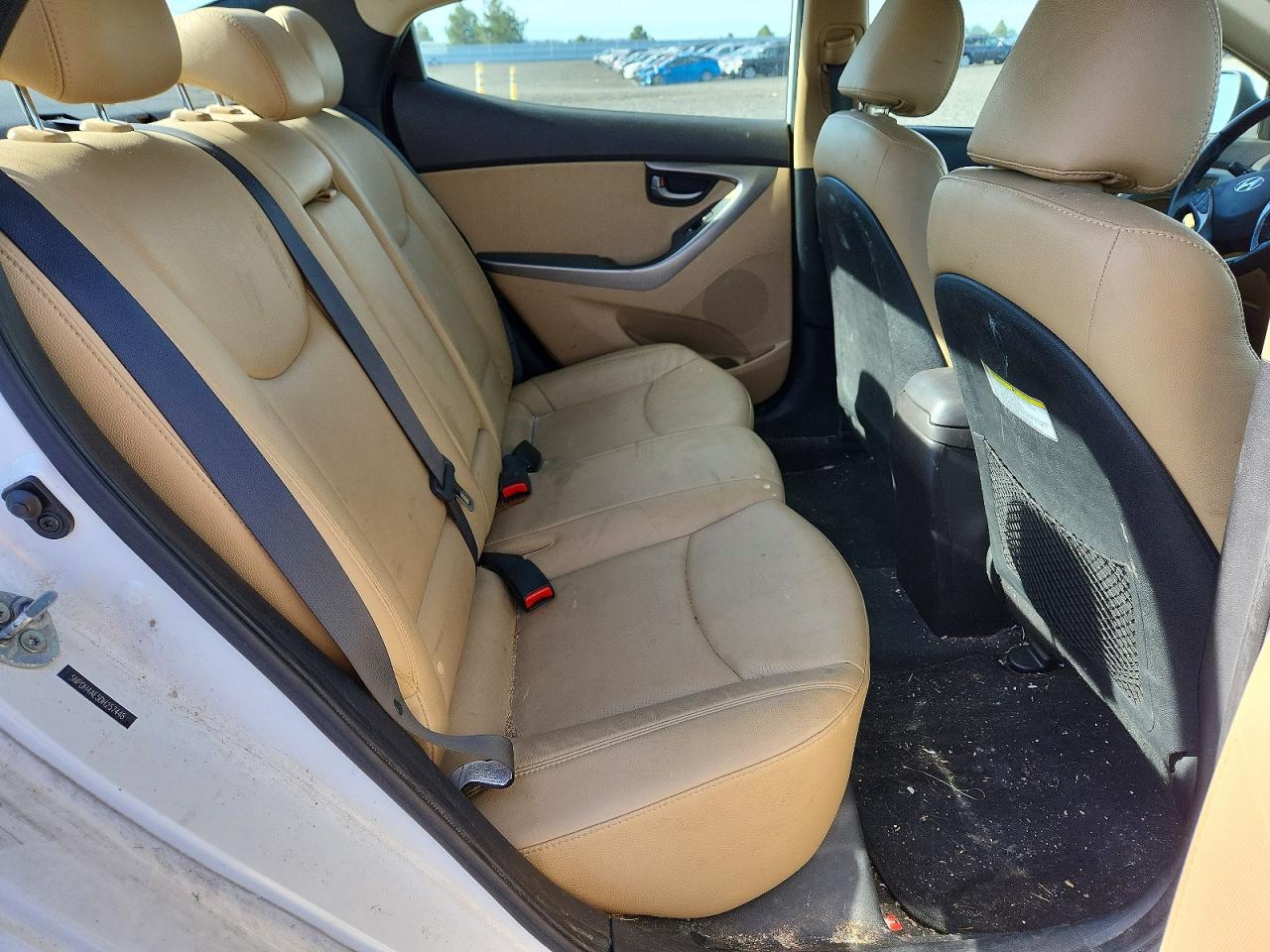 2013 Hyundai Elantra Limited Белый vin: 5NPDH4AE5DH257448