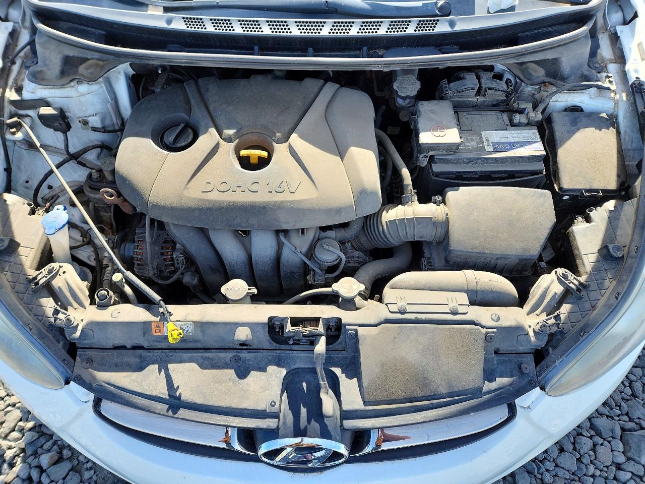 2013 Hyundai Elantra Limited Белый vin: 5NPDH4AE5DH257448