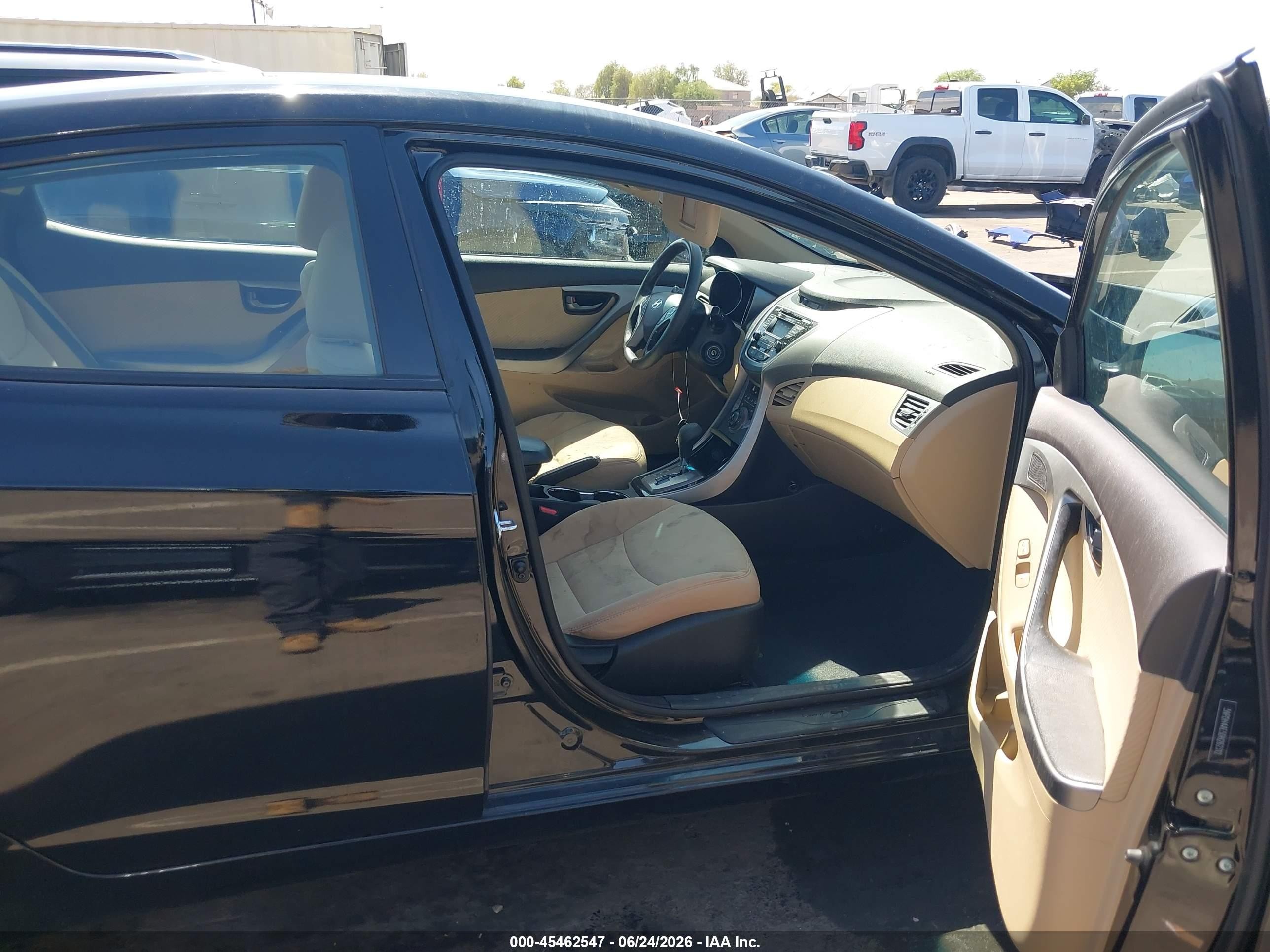 2013 Hyundai Elantra Gls Black vin: 5NPDH4AE5DH262312