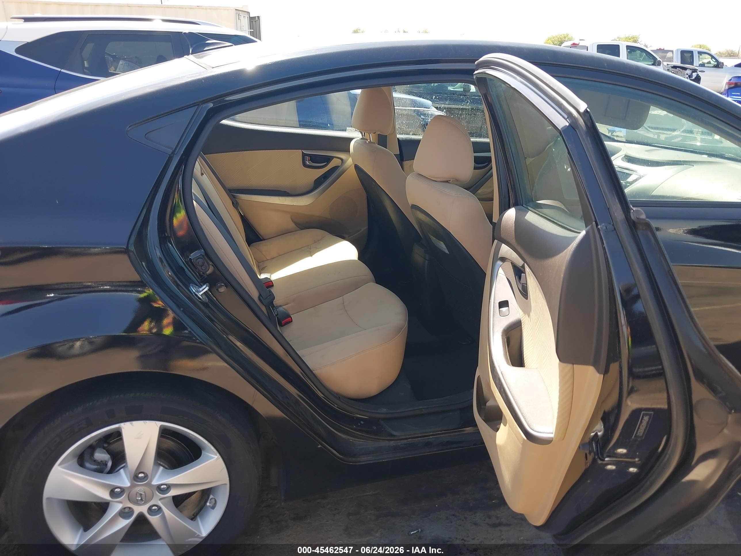 2013 Hyundai Elantra Gls Black vin: 5NPDH4AE5DH262312