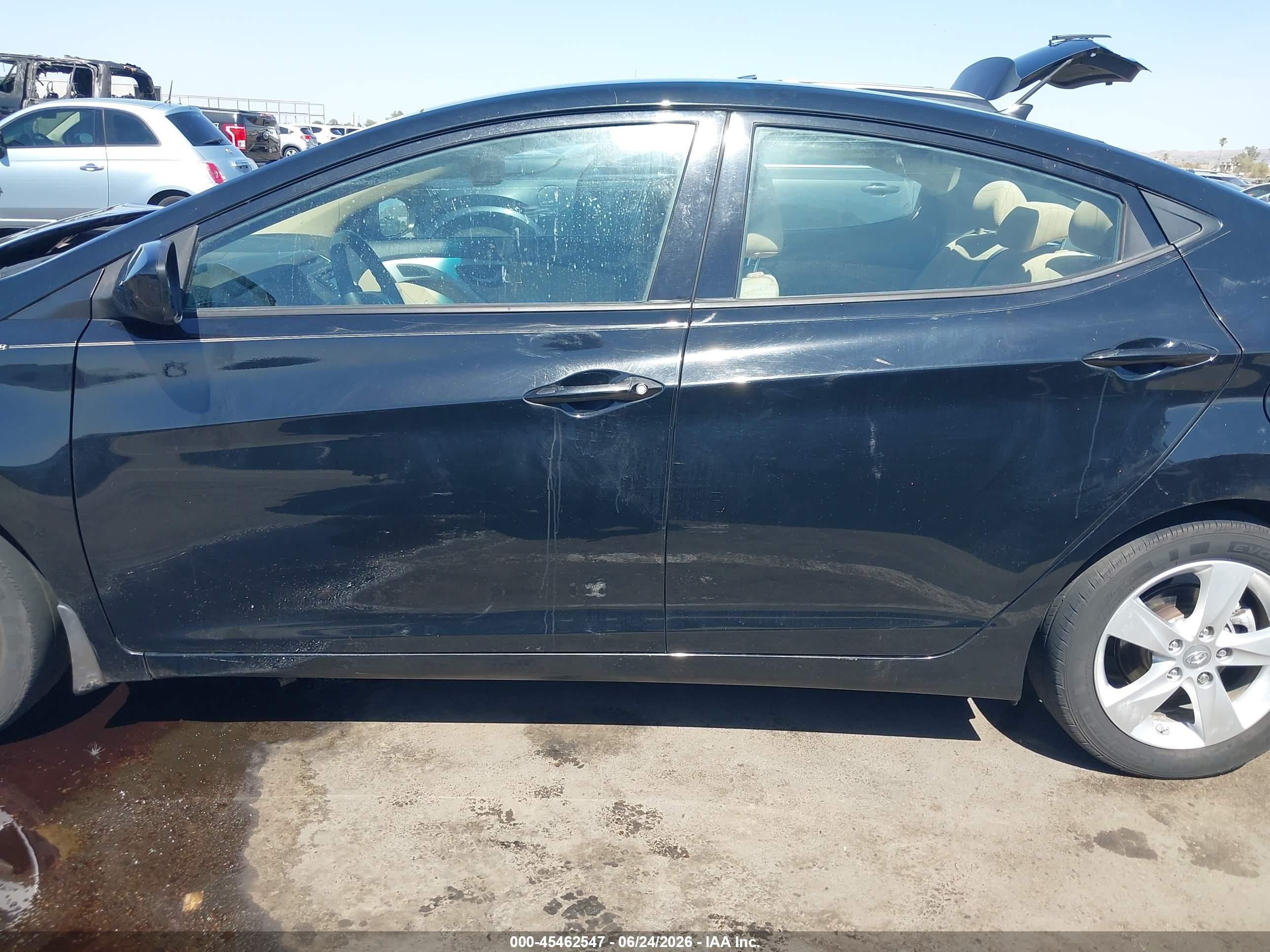 2013 Hyundai Elantra Gls Black vin: 5NPDH4AE5DH262312