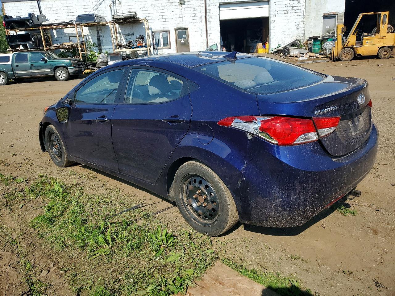 2013 Hyundai Elantra Gls Blue vin: 5NPDH4AE5DH265937