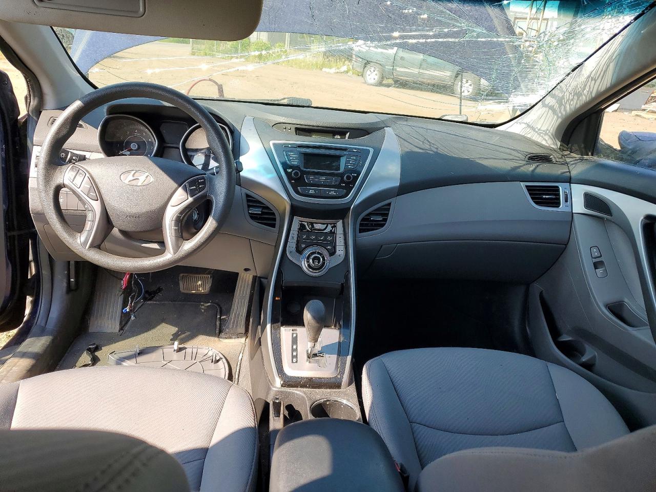 2013 Hyundai Elantra Gls Blue vin: 5NPDH4AE5DH265937