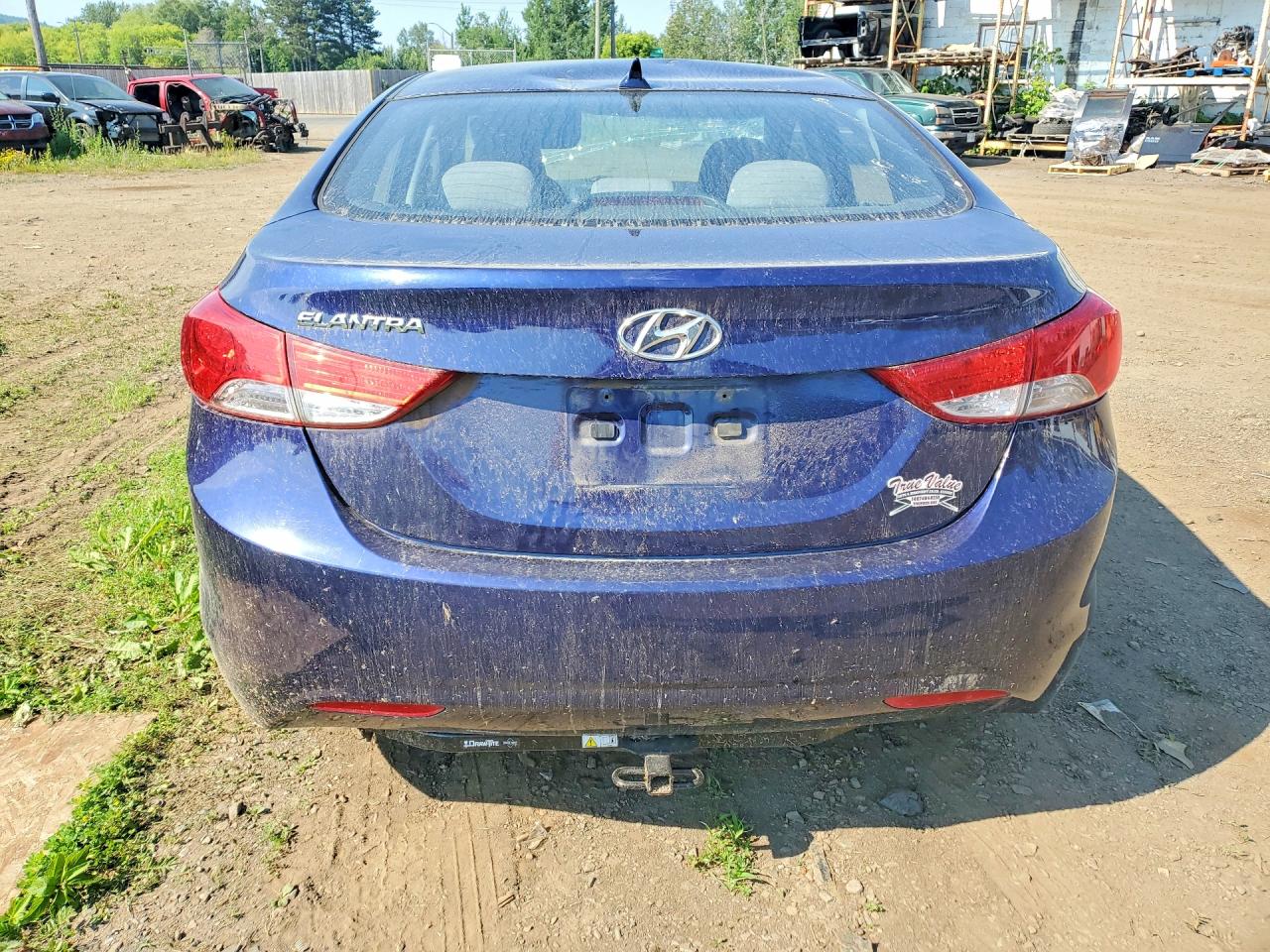 2013 Hyundai Elantra Gls Blue vin: 5NPDH4AE5DH265937