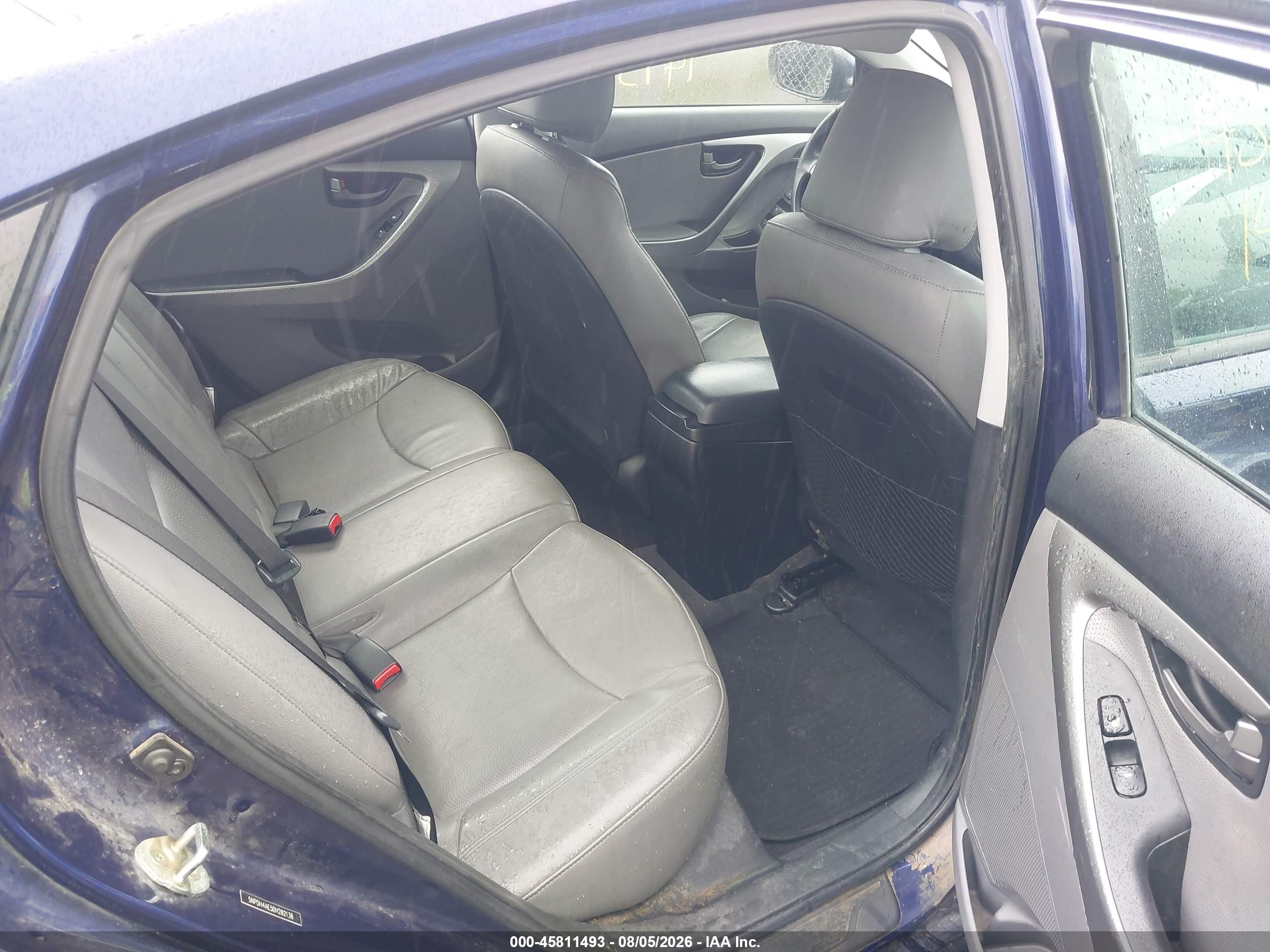 2013 Hyundai Elantra Gls/limited Blue vin: 5NPDH4AE5DH282138
