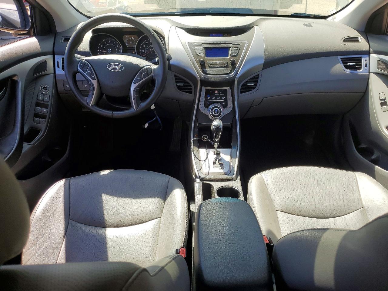2013 Hyundai Elantra Limited Gray vin: 5NPDH4AE5DH282172