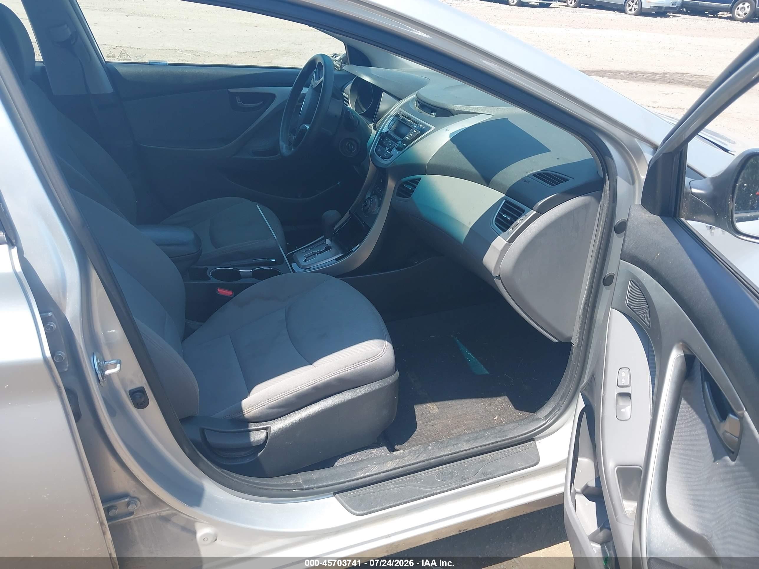 2013 Hyundai Elantra Gls Silver vin: 5NPDH4AE5DH285430