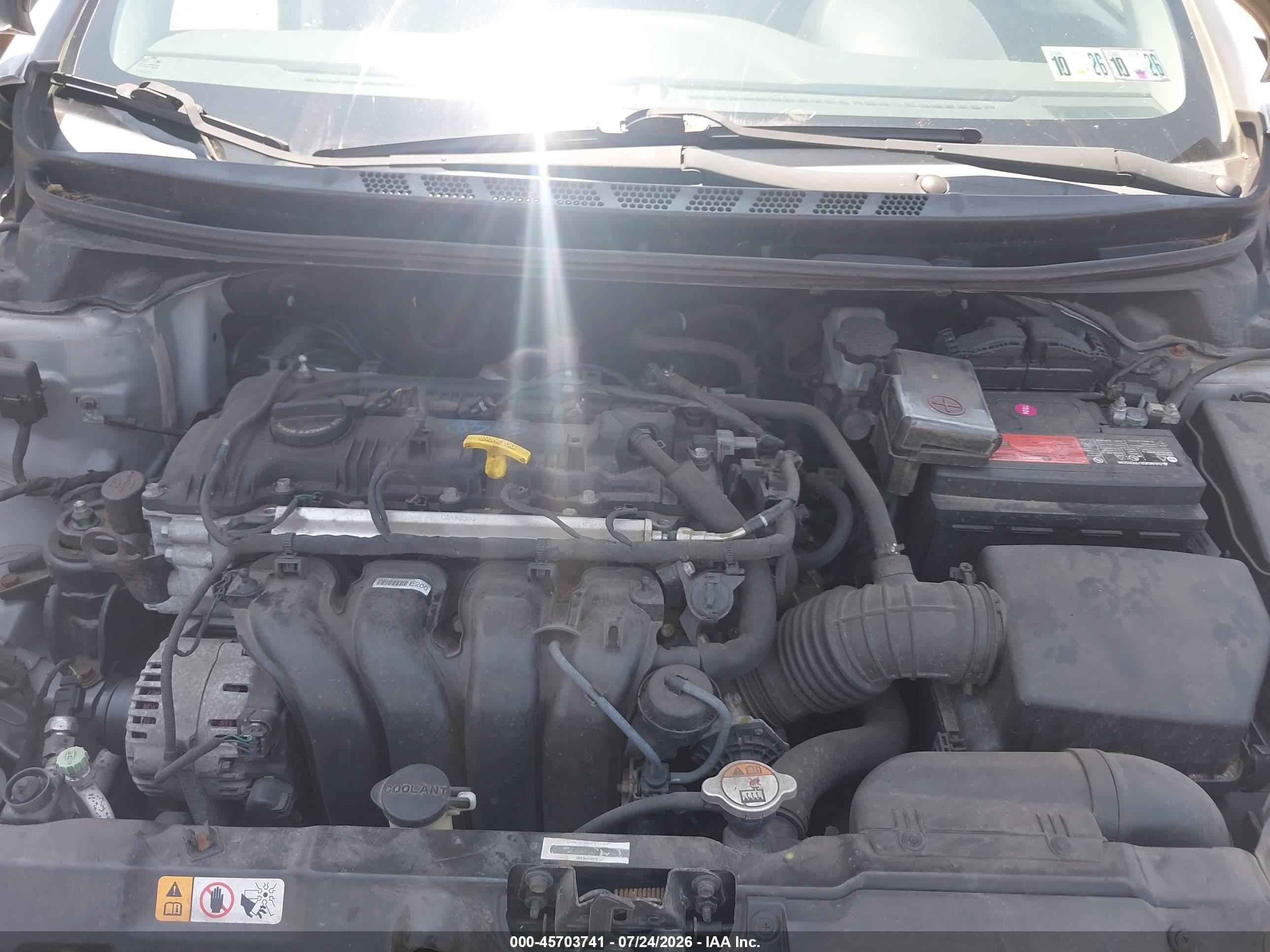 2013 Hyundai Elantra Gls Silver vin: 5NPDH4AE5DH285430
