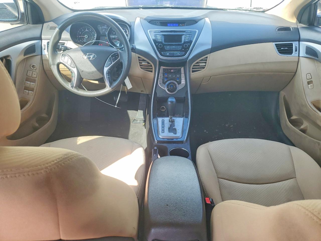 2013 Hyundai Elantra Gls White vin: 5NPDH4AE5DH287131