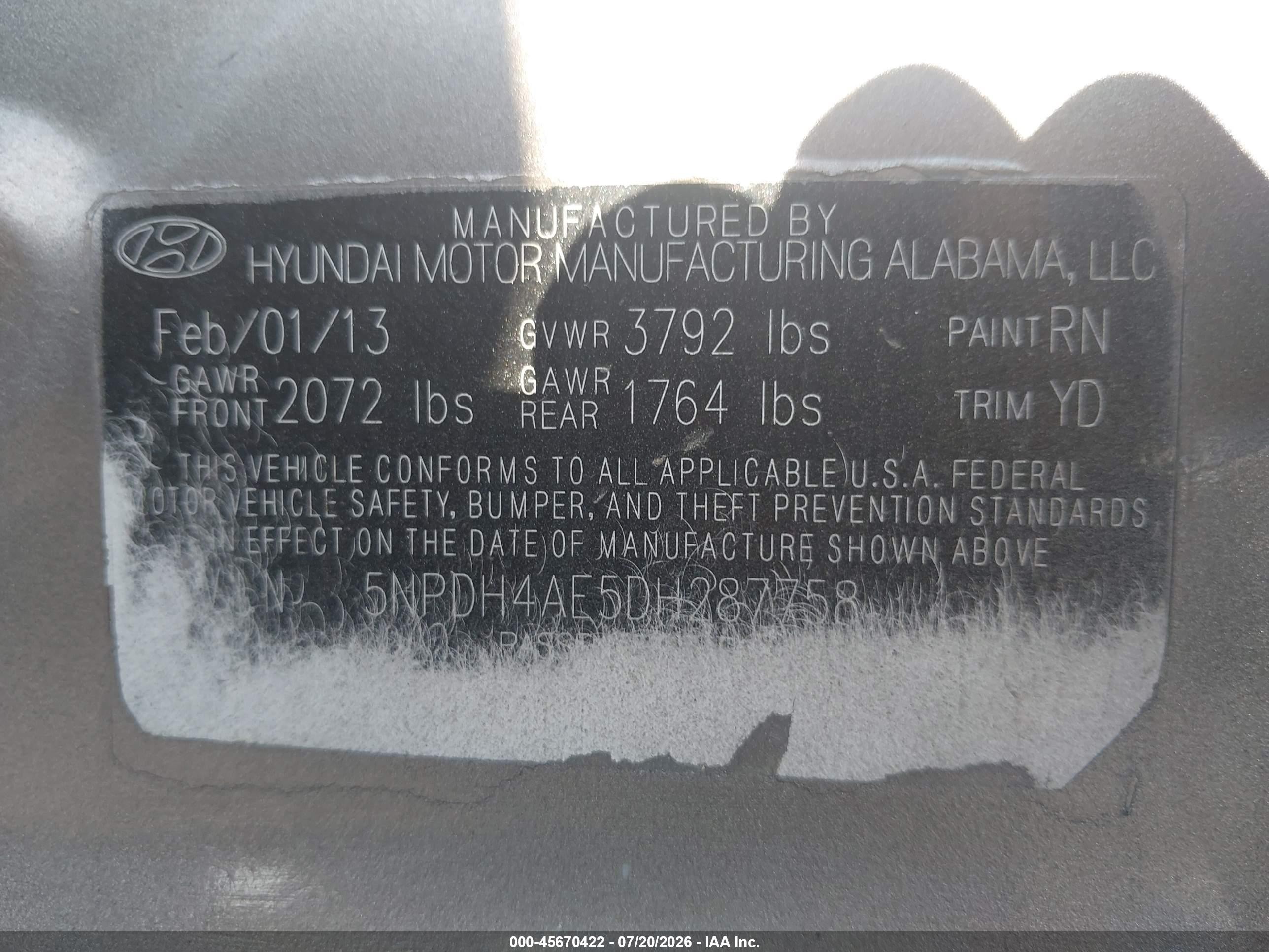 2013 Hyundai Elantra Gls Maroon vin: 5NPDH4AE5DH287758