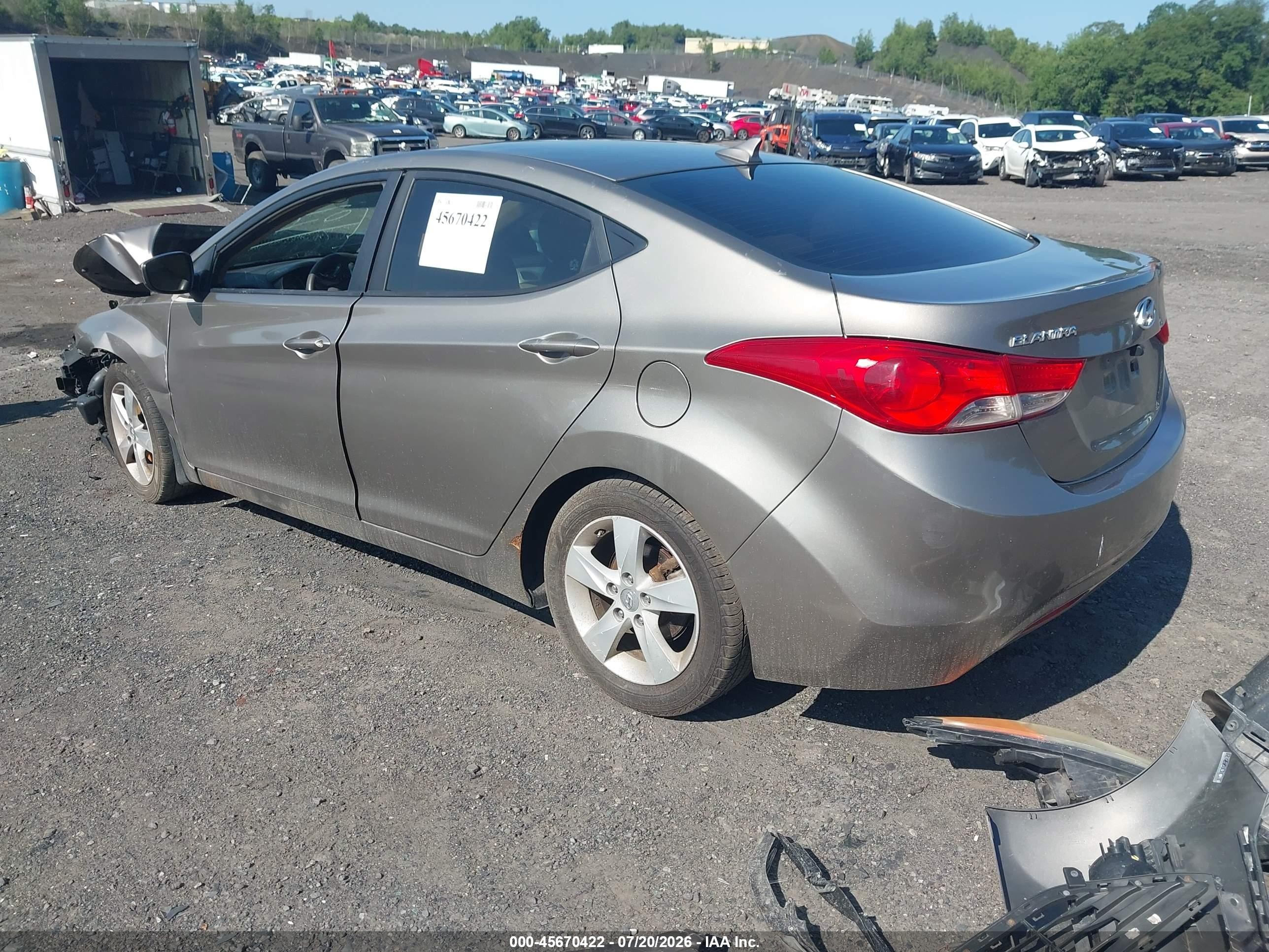 2013 Hyundai Elantra Gls Maroon vin: 5NPDH4AE5DH287758