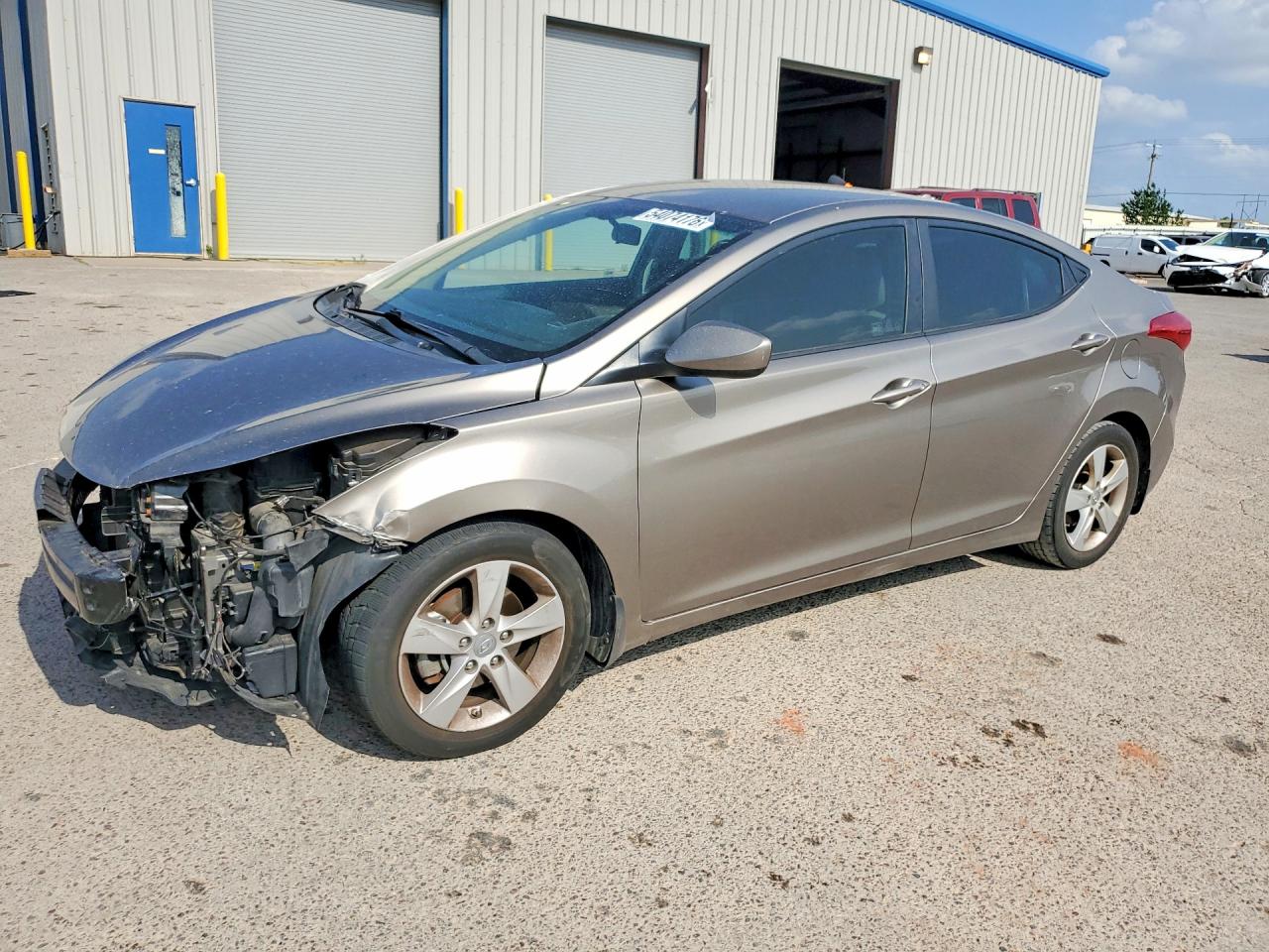 2013 Hyundai Elantra Gls Tan vin: 5NPDH4AE5DH296007
