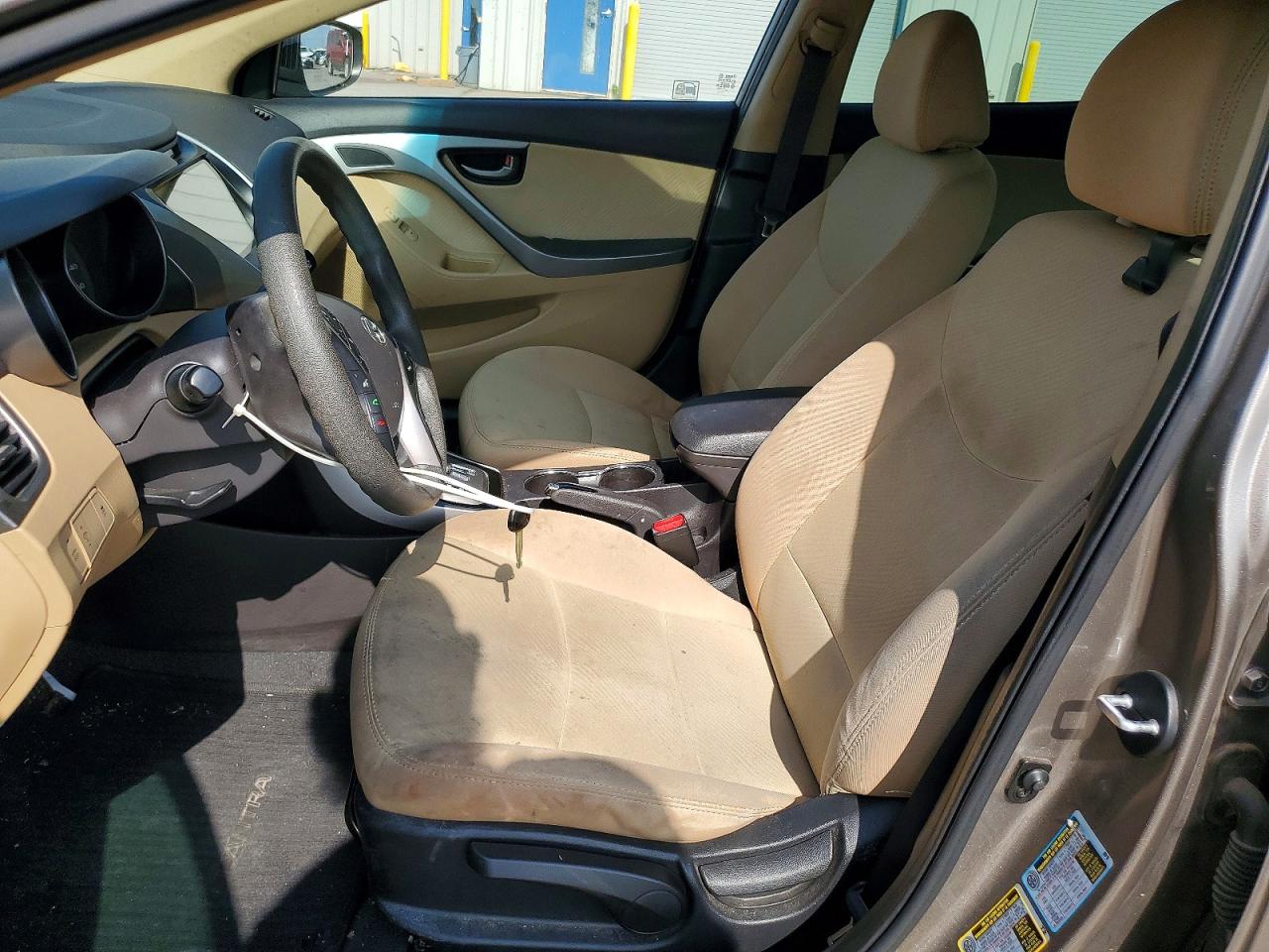 2013 Hyundai Elantra Gls Tan vin: 5NPDH4AE5DH296007