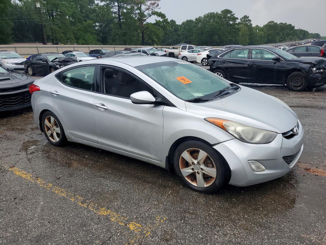 2013 Hyundai Elantra Gls Silver vin: 5NPDH4AE5DH298419