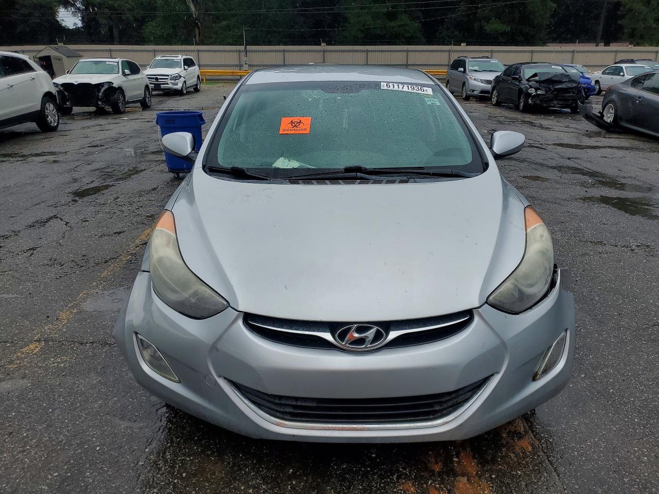 2013 Hyundai Elantra Gls Silver vin: 5NPDH4AE5DH298419