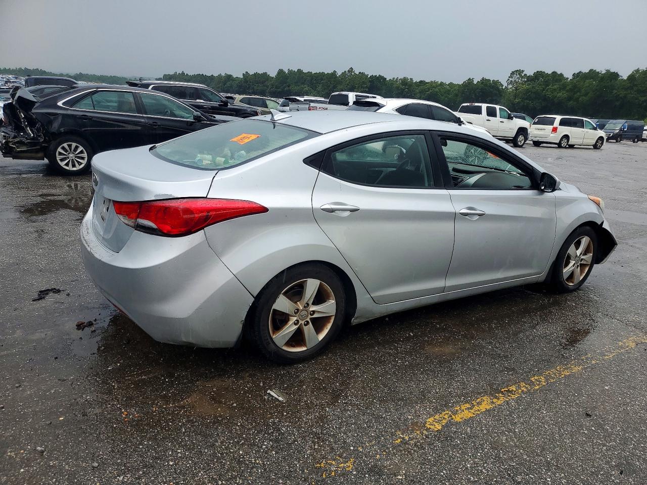2013 Hyundai Elantra Gls Silver vin: 5NPDH4AE5DH298419