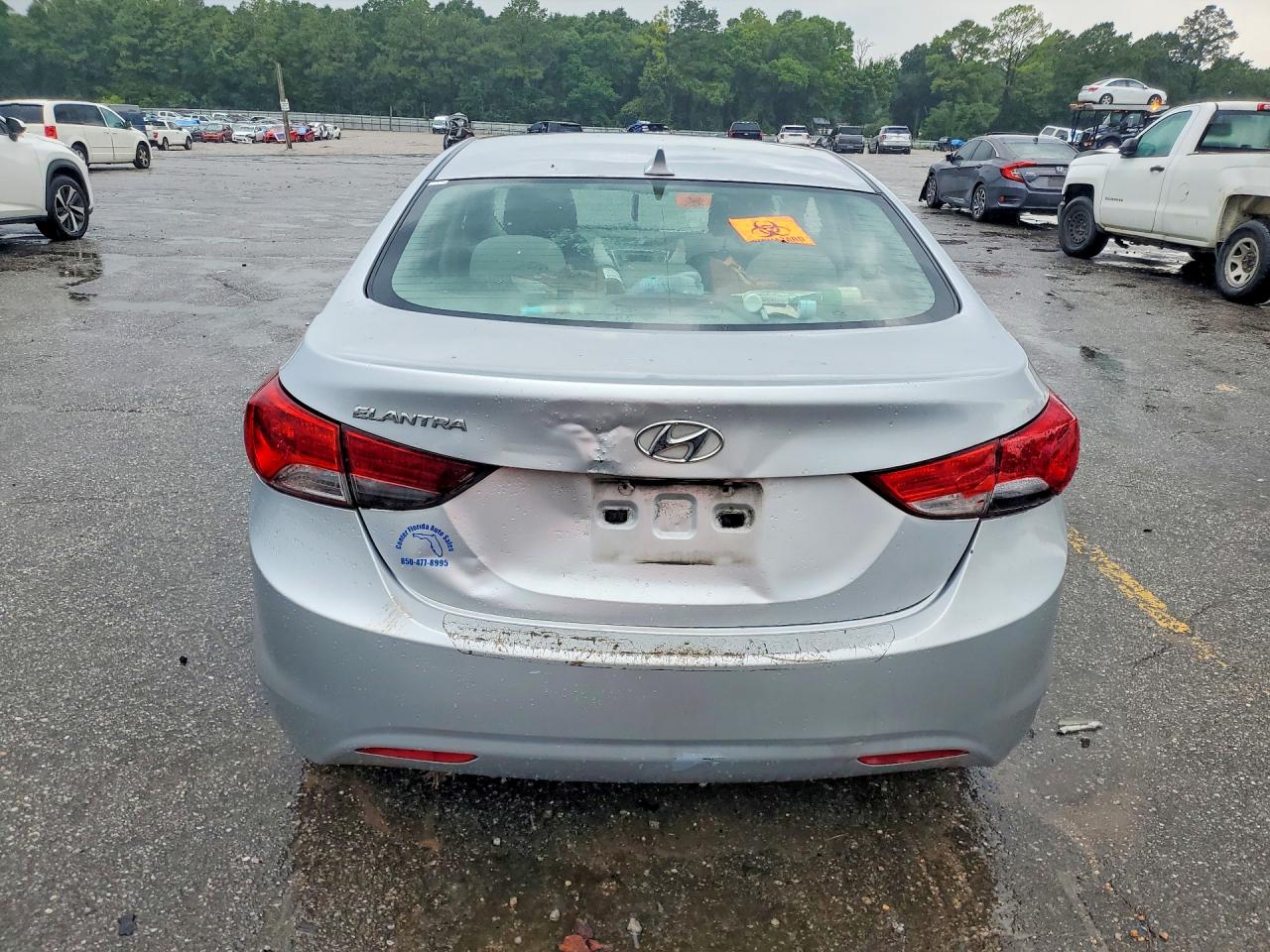 2013 Hyundai Elantra Gls Silver vin: 5NPDH4AE5DH298419