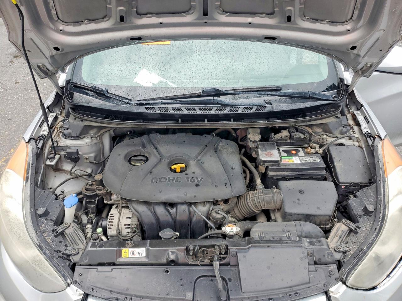 2013 Hyundai Elantra Gls Silver vin: 5NPDH4AE5DH298419